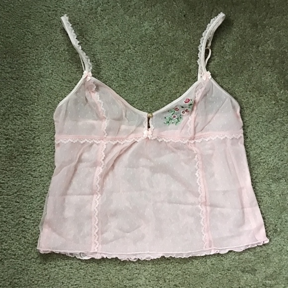 Victoria's Secret Other - Victoria’s Secret Angels Blush Pink Lace Top